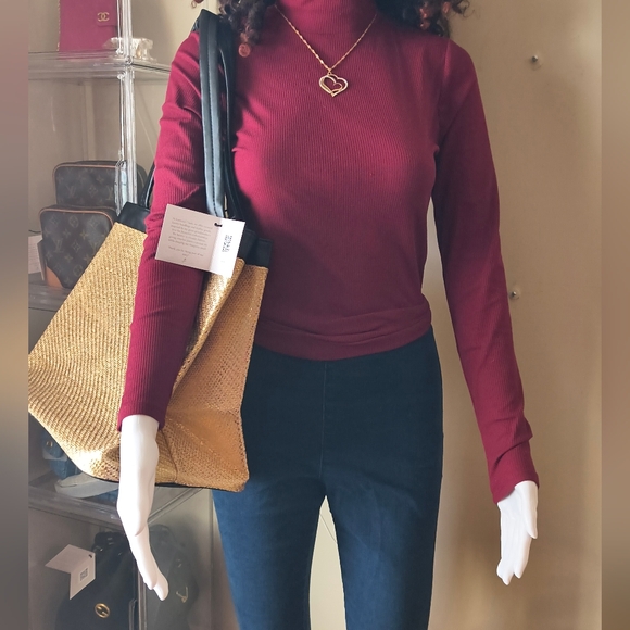 Versace Parfums Handbags - Versace Black and Gold Tote with Dust Bag- GWP Tote